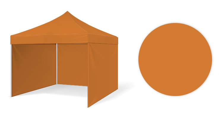 Namioty handlowe KRIMAX – kolor:orange