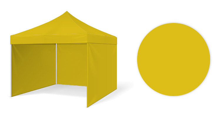 Namioty handlowe KRIMAX – kolor:yellow