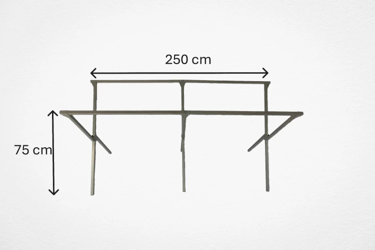Stelaż stół 2,5 m .JPG