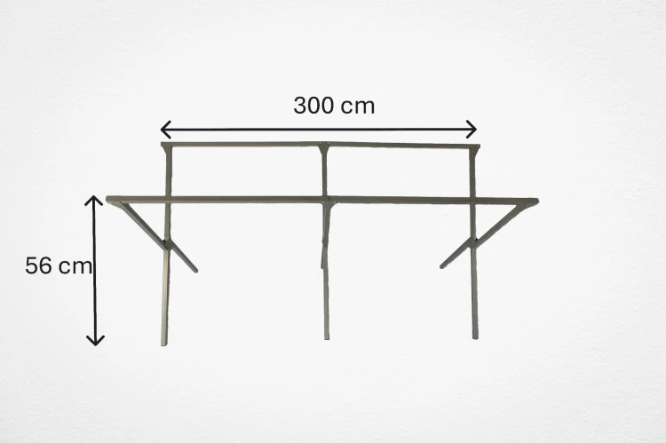 Stelaż stół 3,0 m średni.JPG