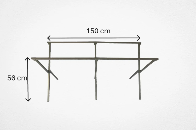 Stelaż stół 1,5 m średni.JPG
